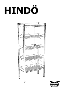 Használati útmutató IKEA HINDO Vitrin