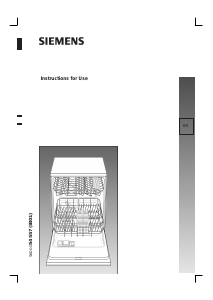 Manual Siemens SE53A530 Dishwasher