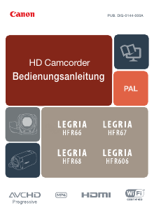 Bedienungsanleitung Canon LEGRIA HF R66 Camcorder