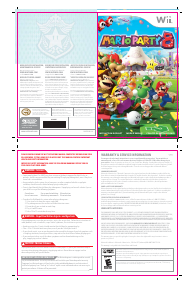 Handleiding Nintendo Wii Mario Party 8