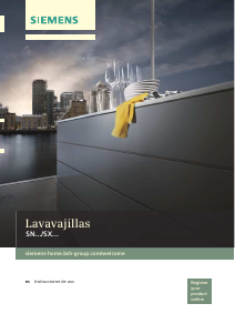 Manual de uso Siemens SN25E871EU Lavavajillas