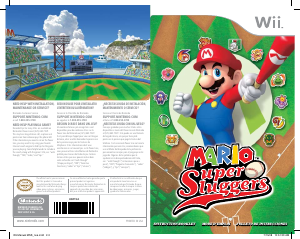 Handleiding Nintendo Wii Mario Super Sluggers