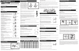 Handleiding Axiom A10W Fietscomputer