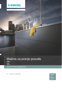 Priručnik Siemens SN26T890EU Perilica posuđa