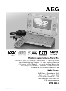 Bedienungsanleitung AEG DVD 4504 DVD-player