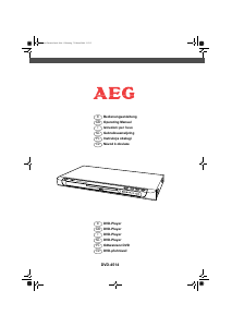 Manuale AEG DVD 4514 Lettore DVD