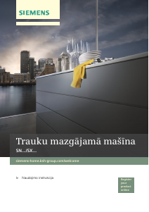 Rokasgrāmata Siemens SN436S01MS Trauku mašīna