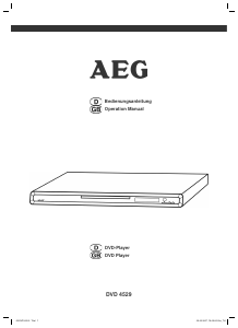 Manual AEG DVD 4529 DVD Player