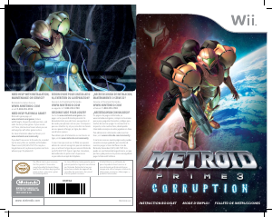 Handleiding Nintendo Wii Metroid Prime 3 - Corruption
