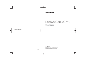 Bruksanvisning Lenovo G710 Bärbar dator