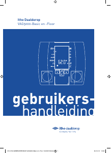 Handleiding Itho Daalderop Cenvax VAG5000 Floor Thermostaat