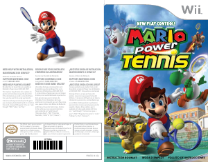 Mode d’emploi Nintendo Wii New Play Control! Mario Power Tennis