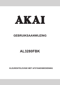 Handleiding Akai AL3280FBK LCD televisie