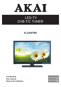 Bedienungsanleitung Akai AL2208TBK LED fernseher