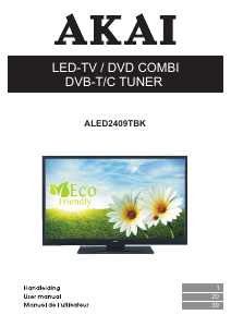 Handleiding Akai ALED2409TBK LED televisie