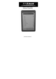 Manual Autovision AV-605 E-Reader