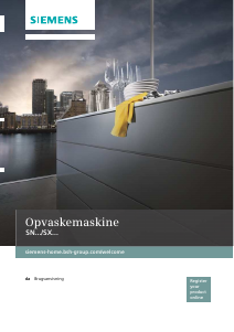 Brugsanvisning Siemens SN65M037EU Opvaskemaskine