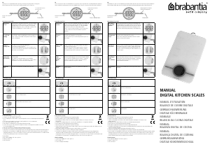 Handleiding Brabantia Essential Keukenweegschaal