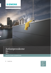 Käyttöohje Siemens SN65U090EU Astianpesukone