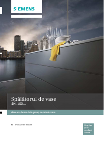 Manual Siemens SN66P191EU Maşină de spălat vase