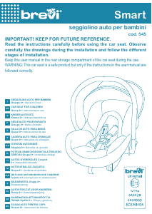 Руководство Brevi Smart Silverline Автомобильное кресло