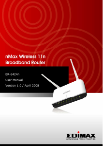 Manual Edimax BR-6424n Router