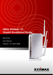 Manual Edimax BR-6574n Router