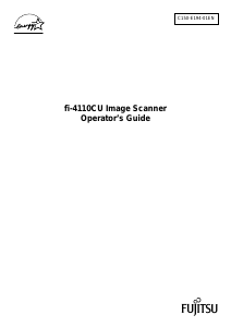 Bruksanvisning Fujitsu fi-4110CU Skanner