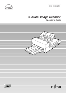 Bruksanvisning Fujitsu fi-4750L Skanner
