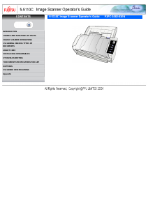 Bruksanvisning Fujitsu fi-5110C Skanner
