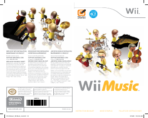 Handleiding Nintendo Wii Wii Music