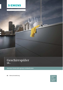 Bedienungsanleitung Siemens SR65M081EU Geschirrspüler