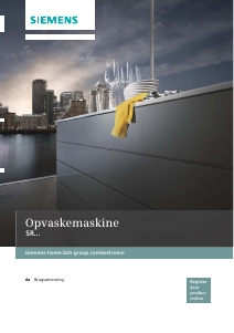 Brugsanvisning Siemens SR66T097EU Opvaskemaskine