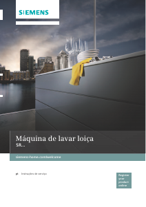 Manual Siemens SR76T090EU Máquina de lavar louça