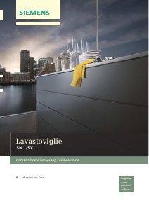 Manuale Siemens SX54D502CH Lavastoviglie