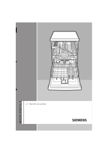 Bruksanvisning Siemens SX56M551EU Diskmaskin