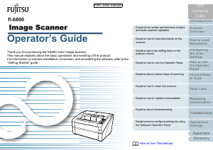 Handleiding Fujitsu fi-6800 Scanner