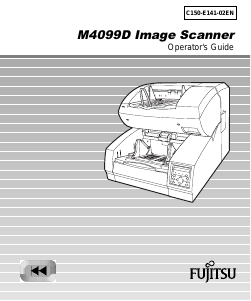 Bruksanvisning Fujitsu M4099D Skanner