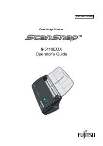 Handleiding Fujitsu ScanSnap fi-5110EOX Scanner