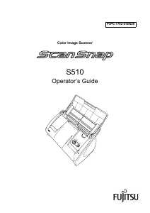 Manual Fujitsu ScanSnap S510 Scanner