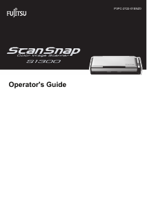 Bruksanvisning Fujitsu ScanSnap S1300 Skanner