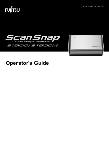 Bruksanvisning Fujitsu ScanSnap S1500 Skanner