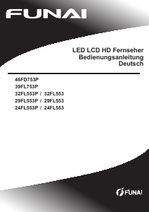 Bedienungsanleitung Funai 29FL553 LED fernseher