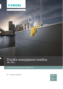 Rokasgrāmata Siemens SX68M057EU Trauku mašīna