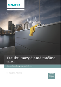 Rokasgrāmata Siemens SX878D03PE Trauku mašīna