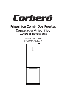 Manual Corberó CCM201520WMAD Fridge-Freezer