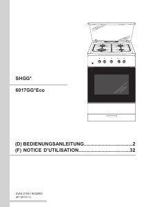 Bedienungsanleitung Amica SHGG 11667 W Herd