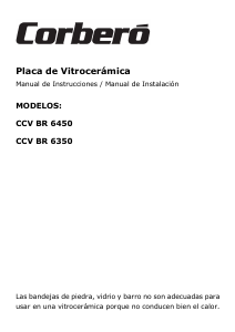 Manual Corberó CCVBR6450 Hob