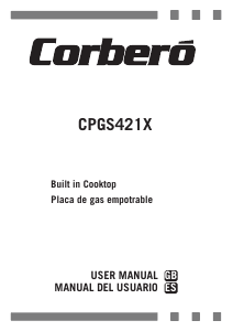 Manual Corberó CPGS421X Hob