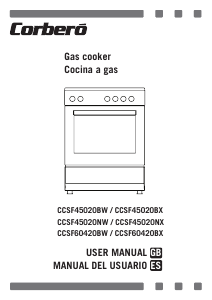 Manual de uso Corberó CCSF45020BW Cocina